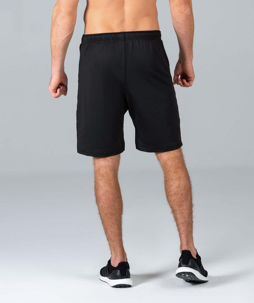 10 Inch Sports Shorts (Black) - Machine Fitness