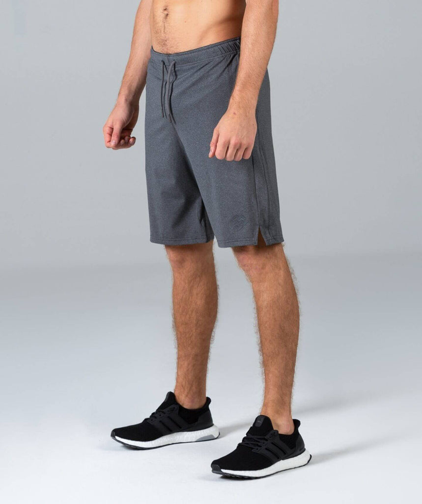 10 Inch Sports Shorts (Grey) - Machine Fitness