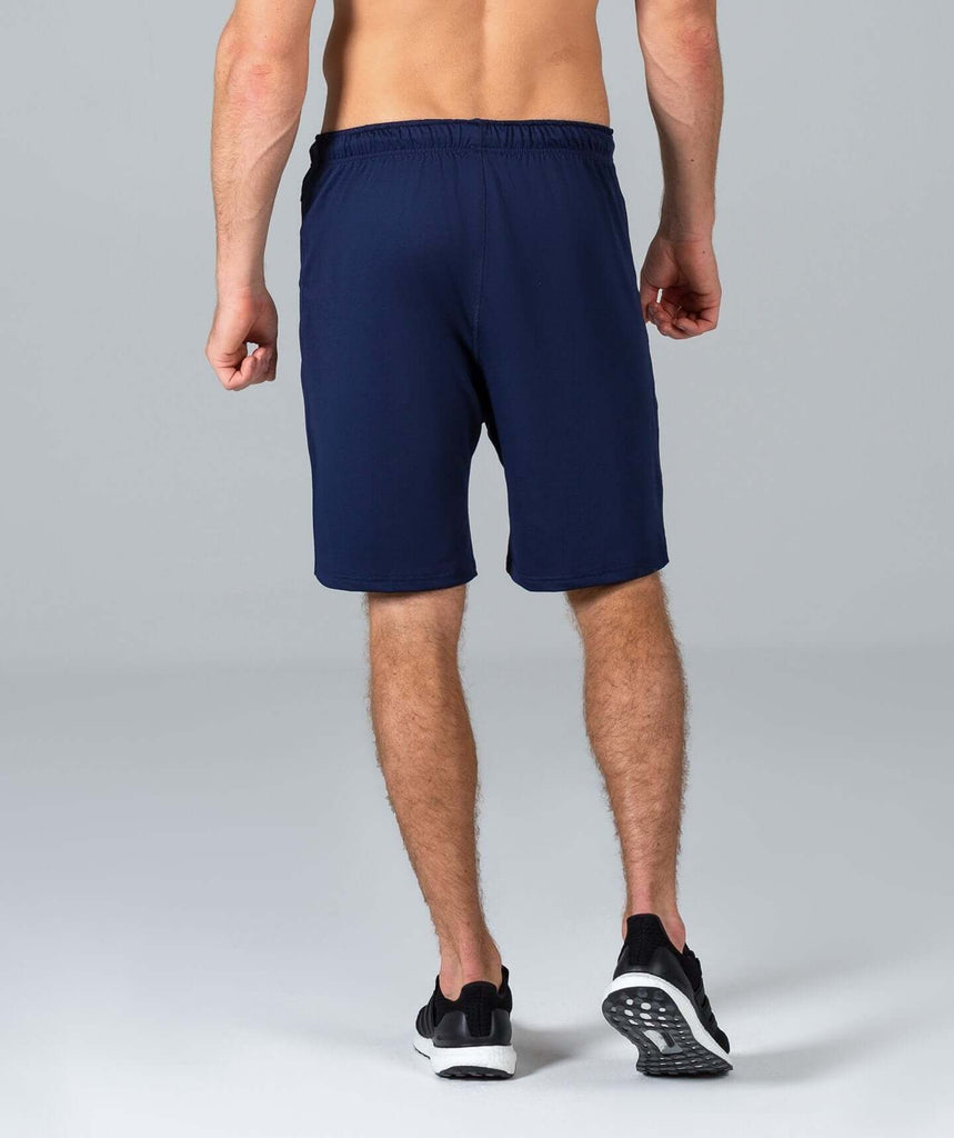 10 Inch Sports Shorts (Navy) - Machine Fitness