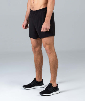 6 Inch Sports Shorts (Black) - Machine Fitness