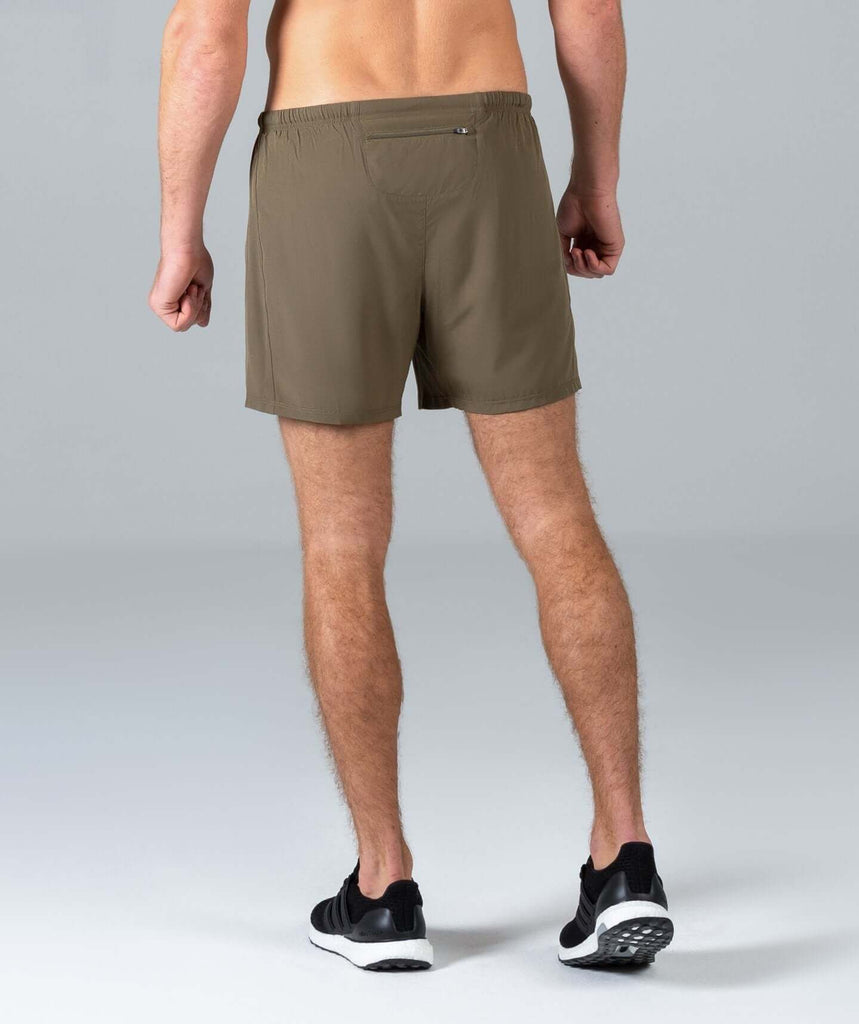 6 Inch Sports Shorts (Khaki) - Machine Fitness