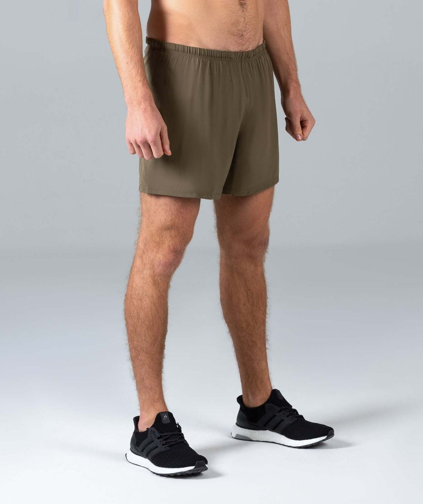 6 Inch Sports Shorts (Khaki) - Machine Fitness