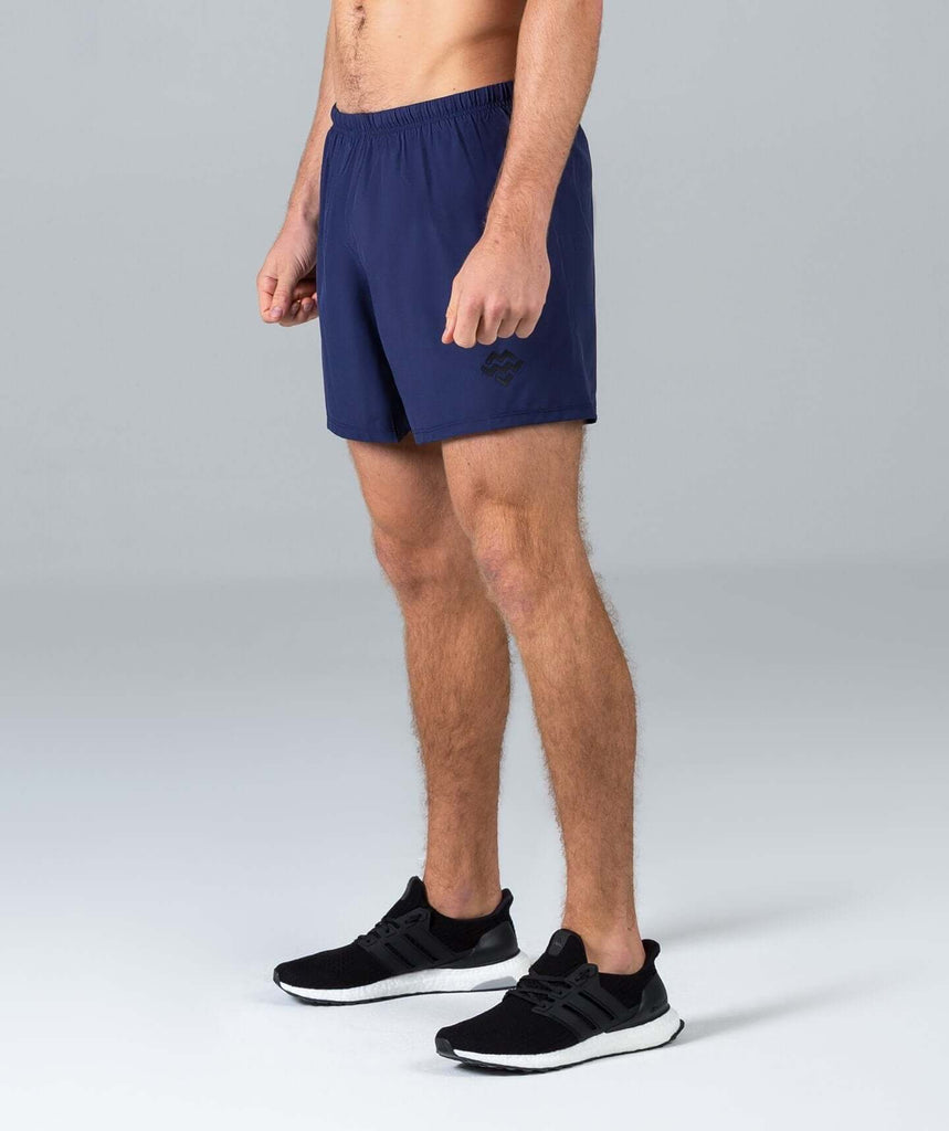 6 Inch Sports Shorts (Navy) - Machine Fitness