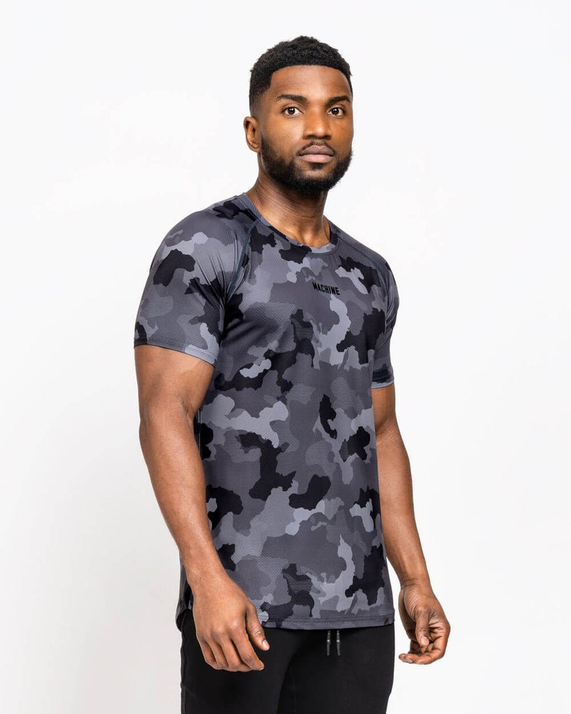 Agile Performance T-Shirt (Black Camo) - Machine Fitness