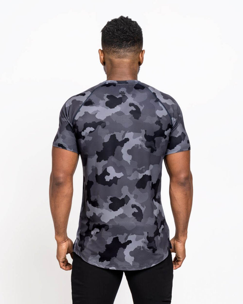 Agile Performance T-Shirt (Black Camo) - Machine Fitness