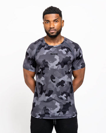 Agile Performance T-Shirt (Black Camo) - Machine Fitness