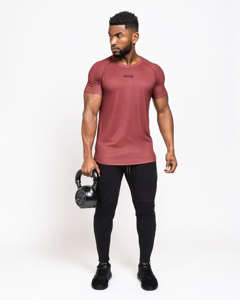 Agile Performance T-Shirt (Burnt Henna) - Machine Fitness