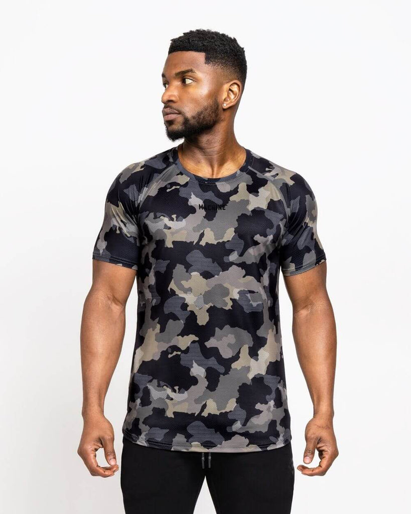 Agile Performance T-Shirt (Green Camo) - Machine Fitness