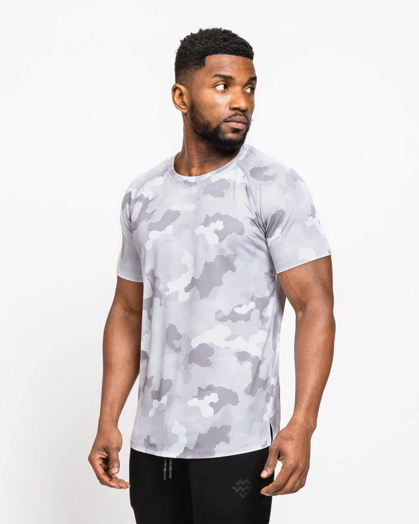 Agile Performance T-Shirt (White Camo) - Machine Fitness