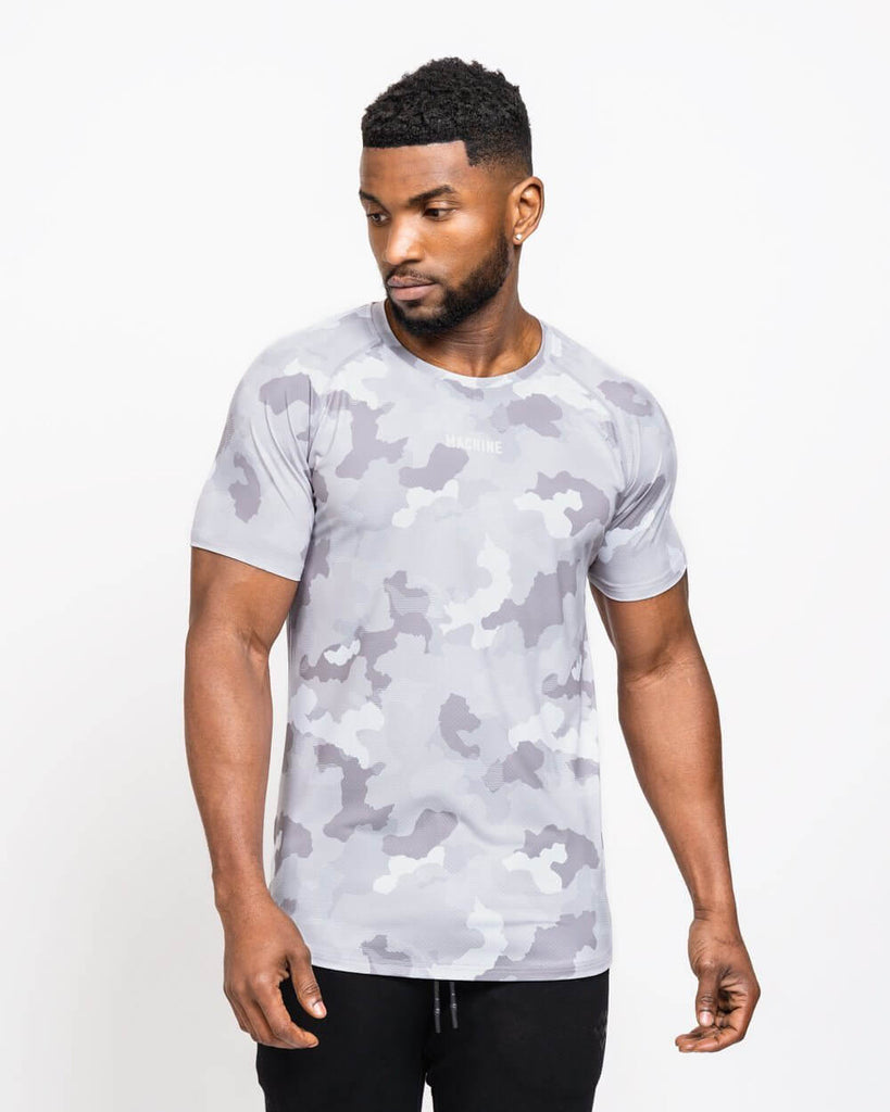 Agile Performance T-Shirt (White Camo) - Machine Fitness