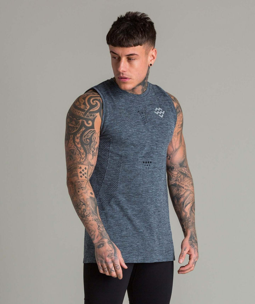 Exo-Knit Tank (Charcoal/Black) - Machine Fitness