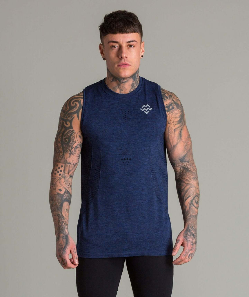 Exo-Knit Tank (Navy) - Machine Fitness