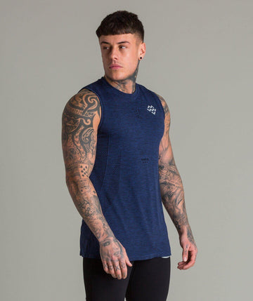 Exo-Knit Tank (Navy) - Machine Fitness