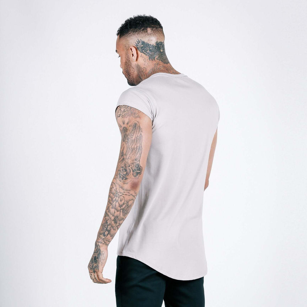 Flow Capped Sleeve T-Shirt (Stone) - Machine Fitness