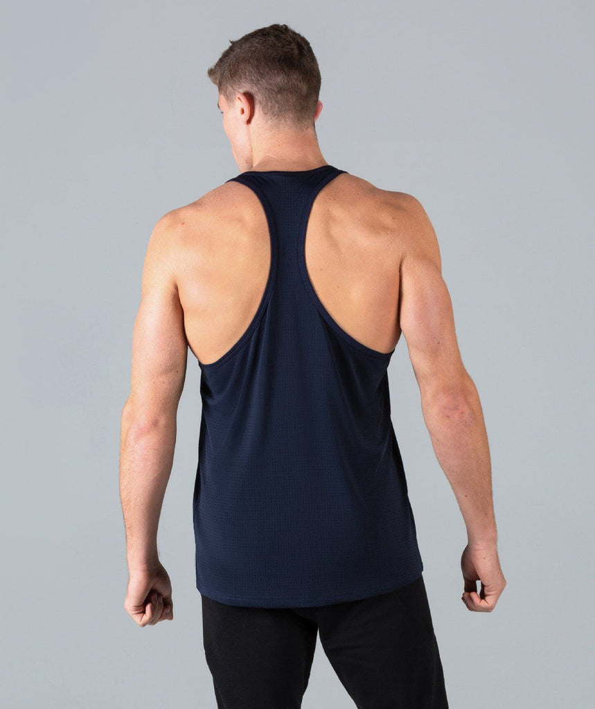 HyperFit V3 Stringer Vest (Navy) - Machine Fitness