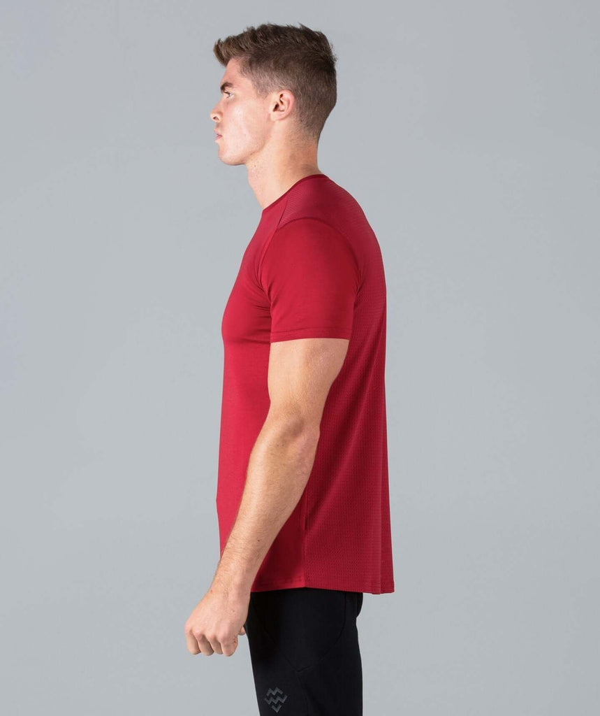 HyperFit V3 T-Shirt (Burgundy) - Machine Fitness