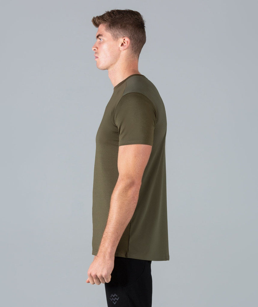 HyperFit V3 T-Shirt (Khaki) - Machine Fitness