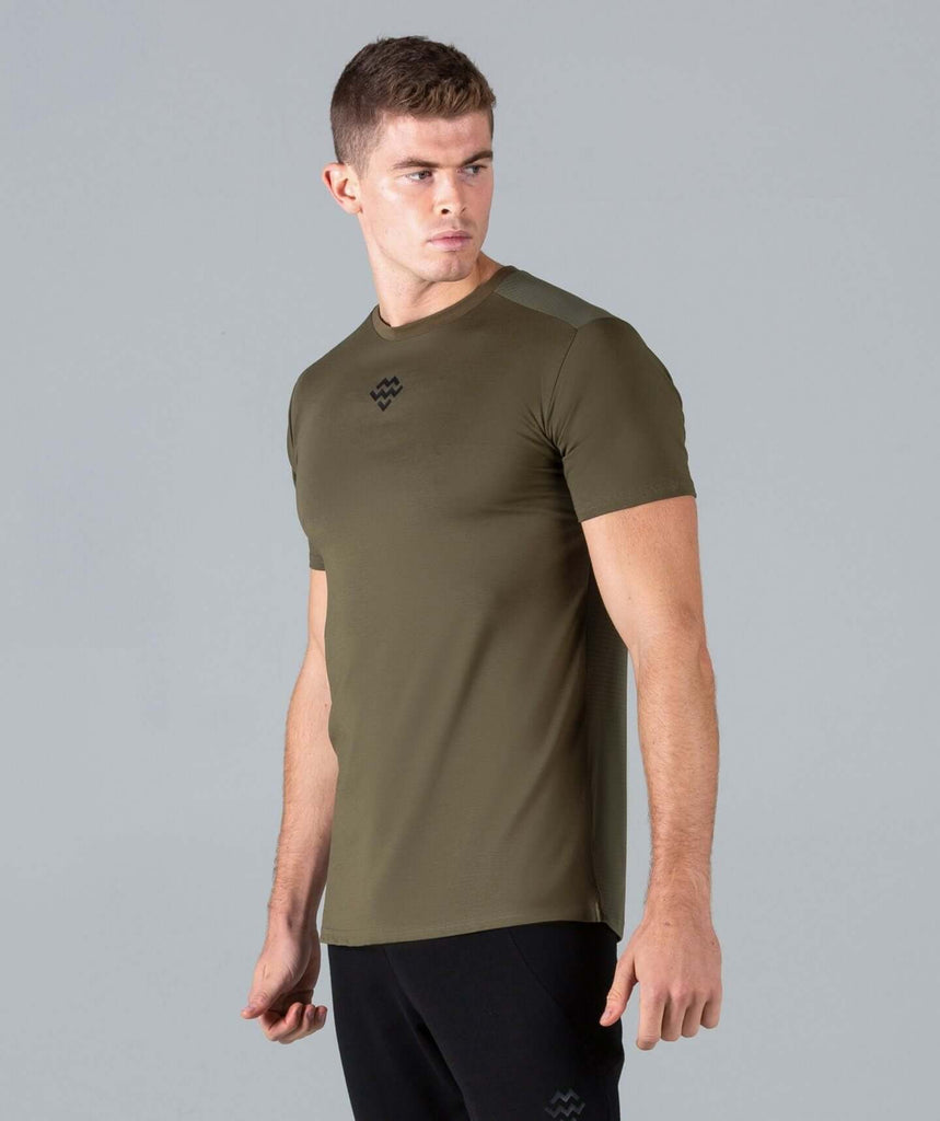 HyperFit V3 T-Shirt (Khaki) - Machine Fitness