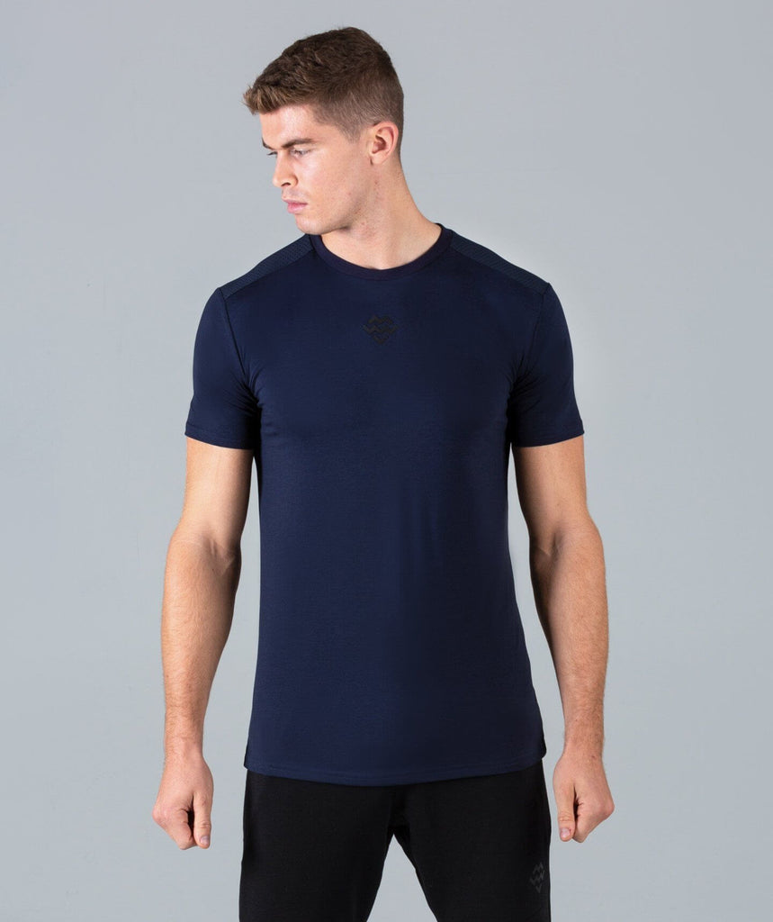 HyperFit V3 T-Shirt (Navy) - Machine Fitness