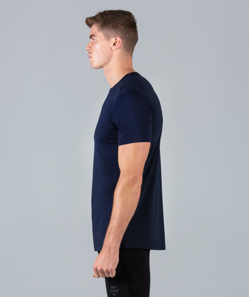 HyperFit V3 T-Shirt (Navy) - Machine Fitness