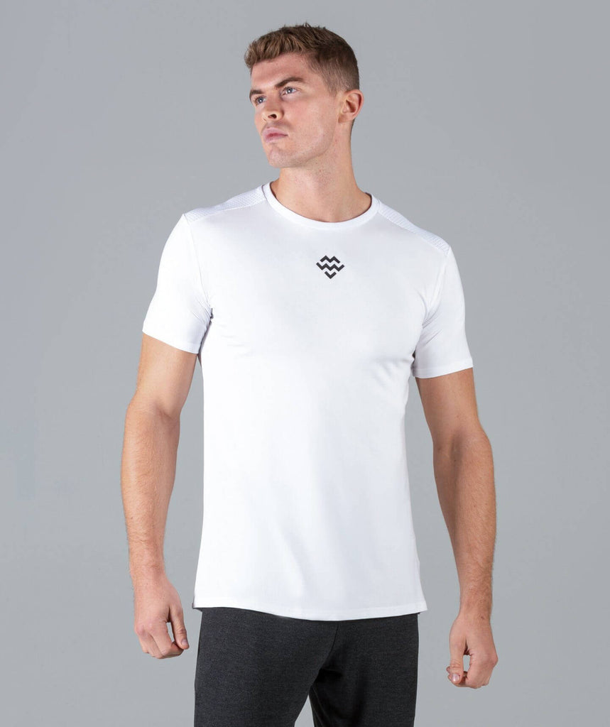 HyperFit V3 T-Shirt (White) - Machine Fitness