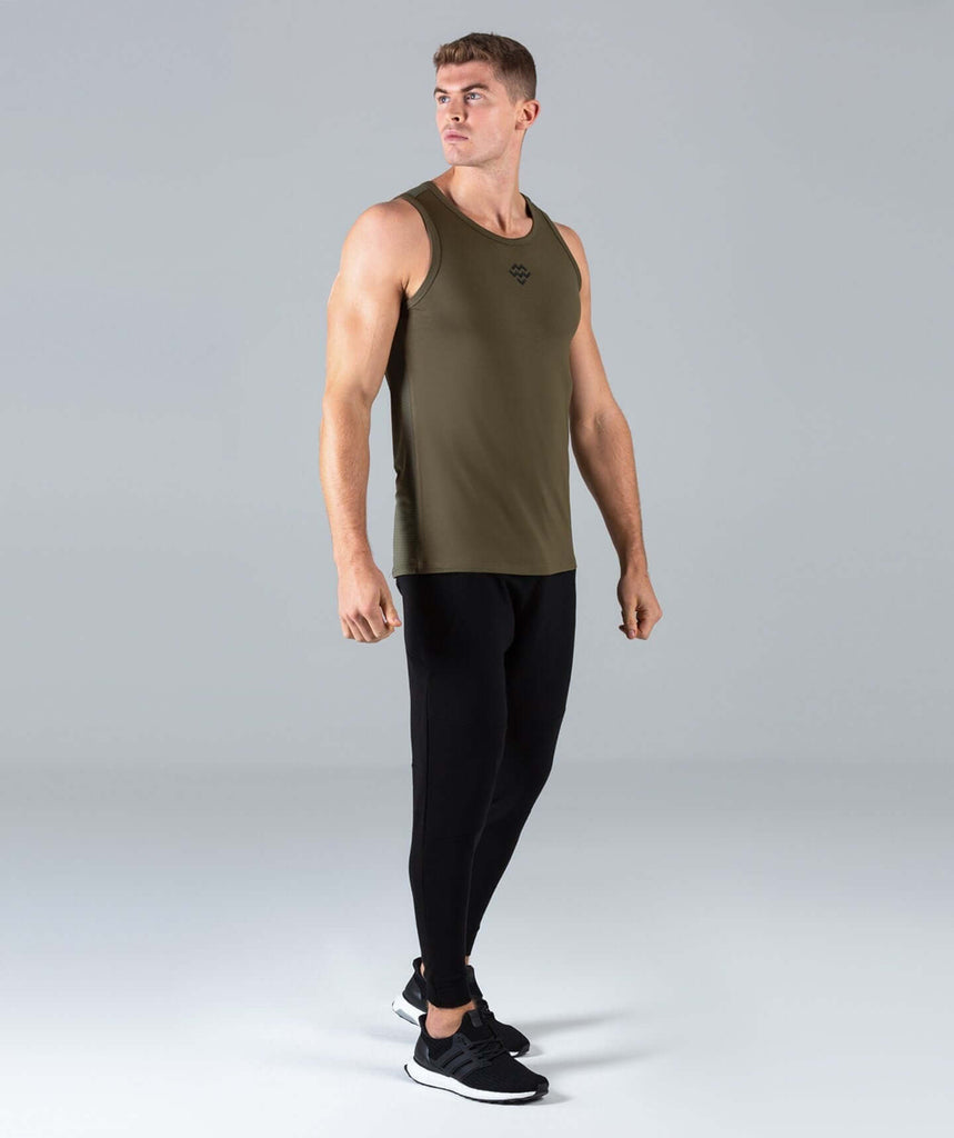 HyperFit V3 Tank (Khaki) - Machine Fitness