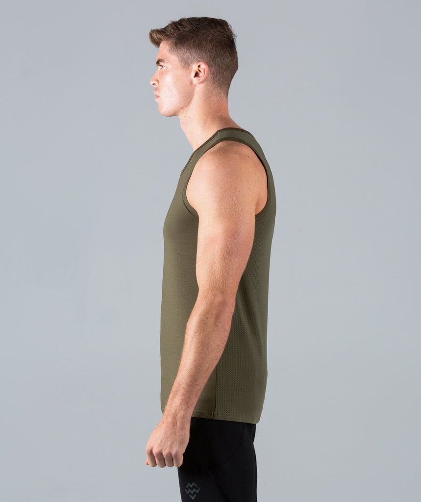 HyperFit V3 Tank (Khaki) - Machine Fitness