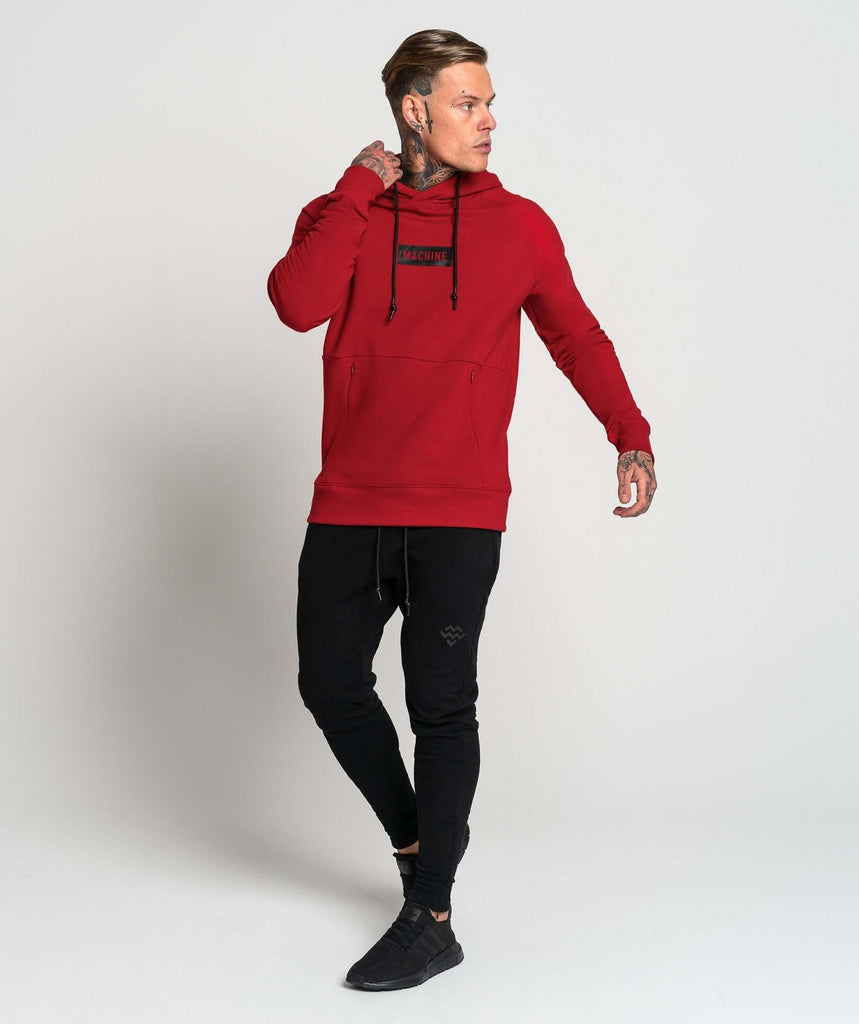 Pursuit Stampd Pullover (Deep Red) - Machine Fitness