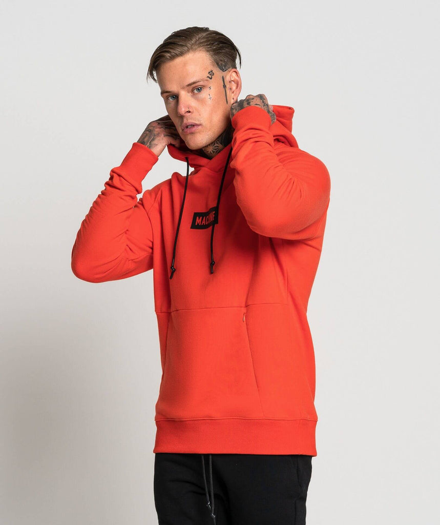 Pursuit Stampd Pullover (Orange) - Machine Fitness