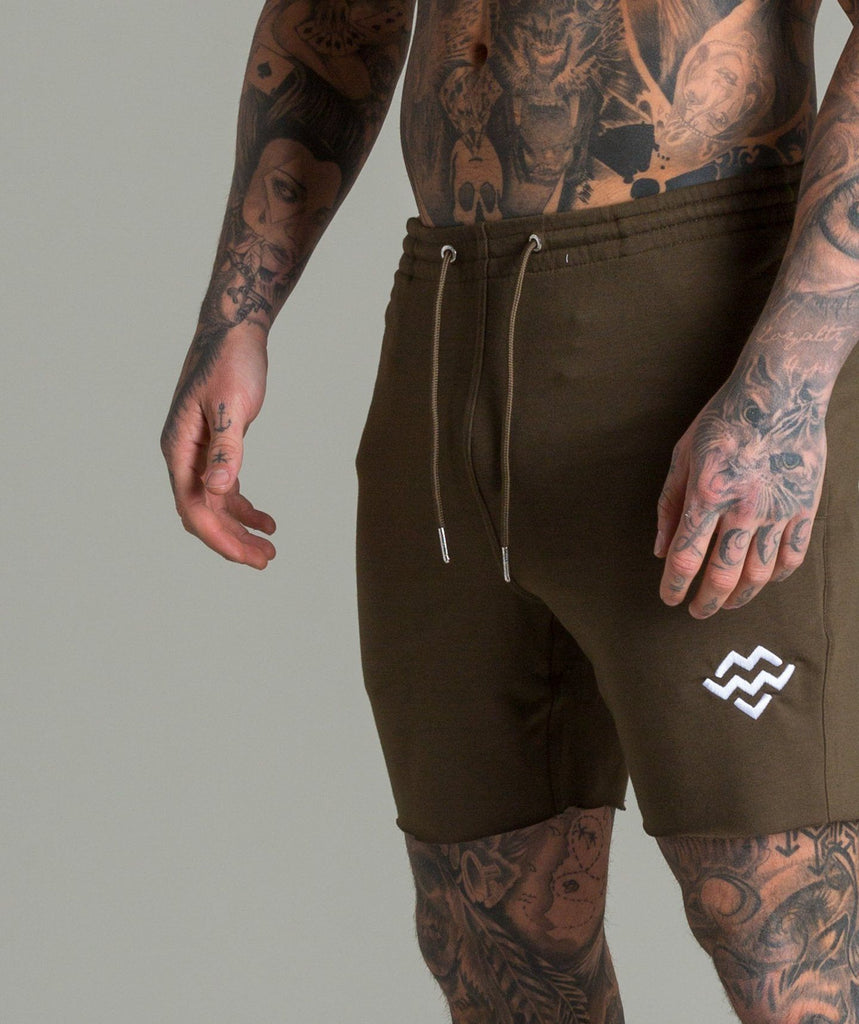 Raw Cut Intensity Shorts (Khaki) - Machine Fitness