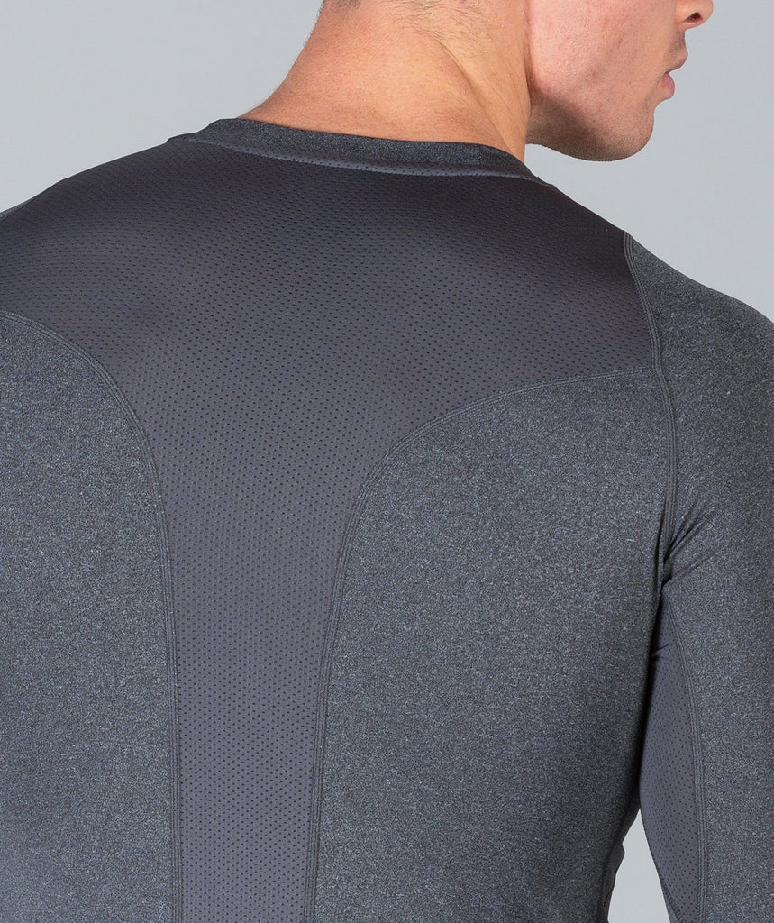 Rush Base Layer Long Sleeve (Grey) - Machine Fitness