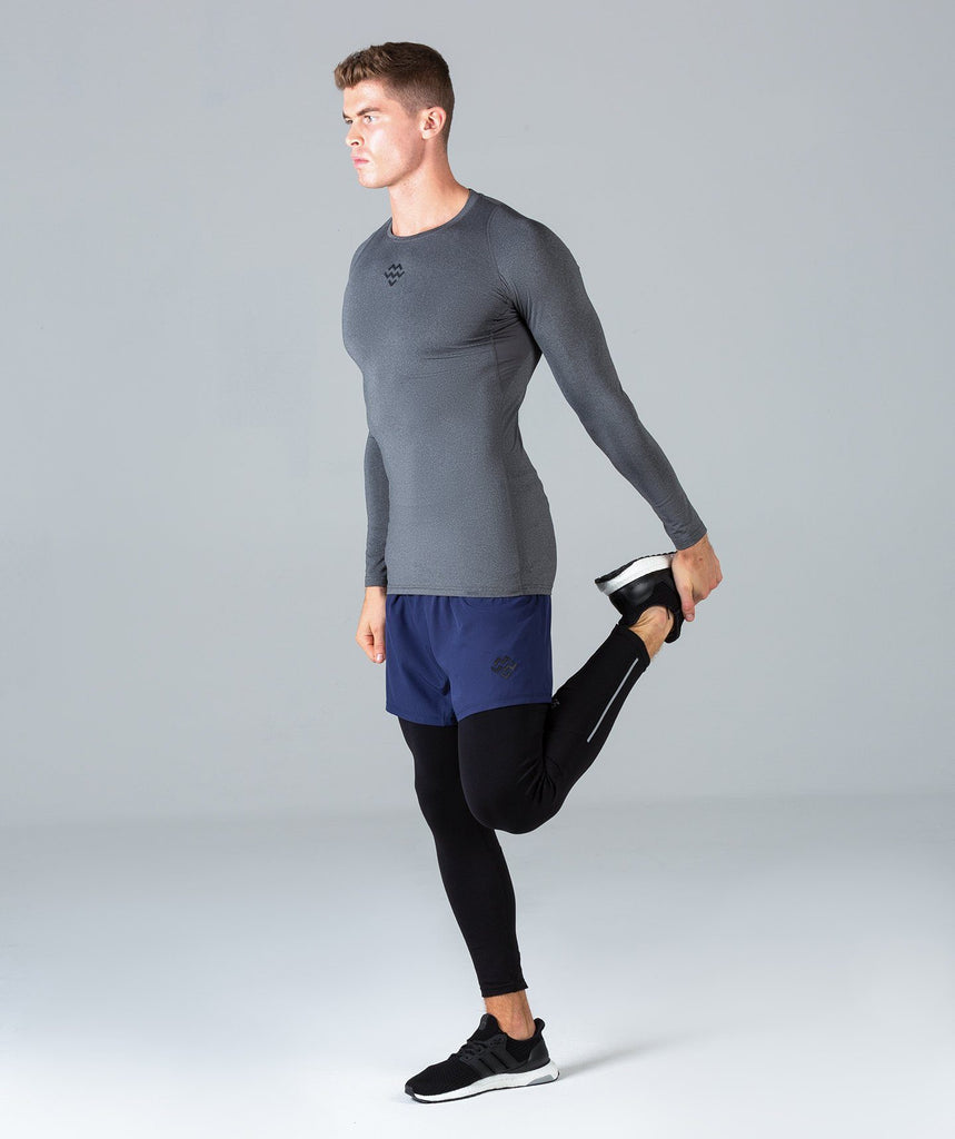 Rush Base Layer Long Sleeve (Grey) - Machine Fitness