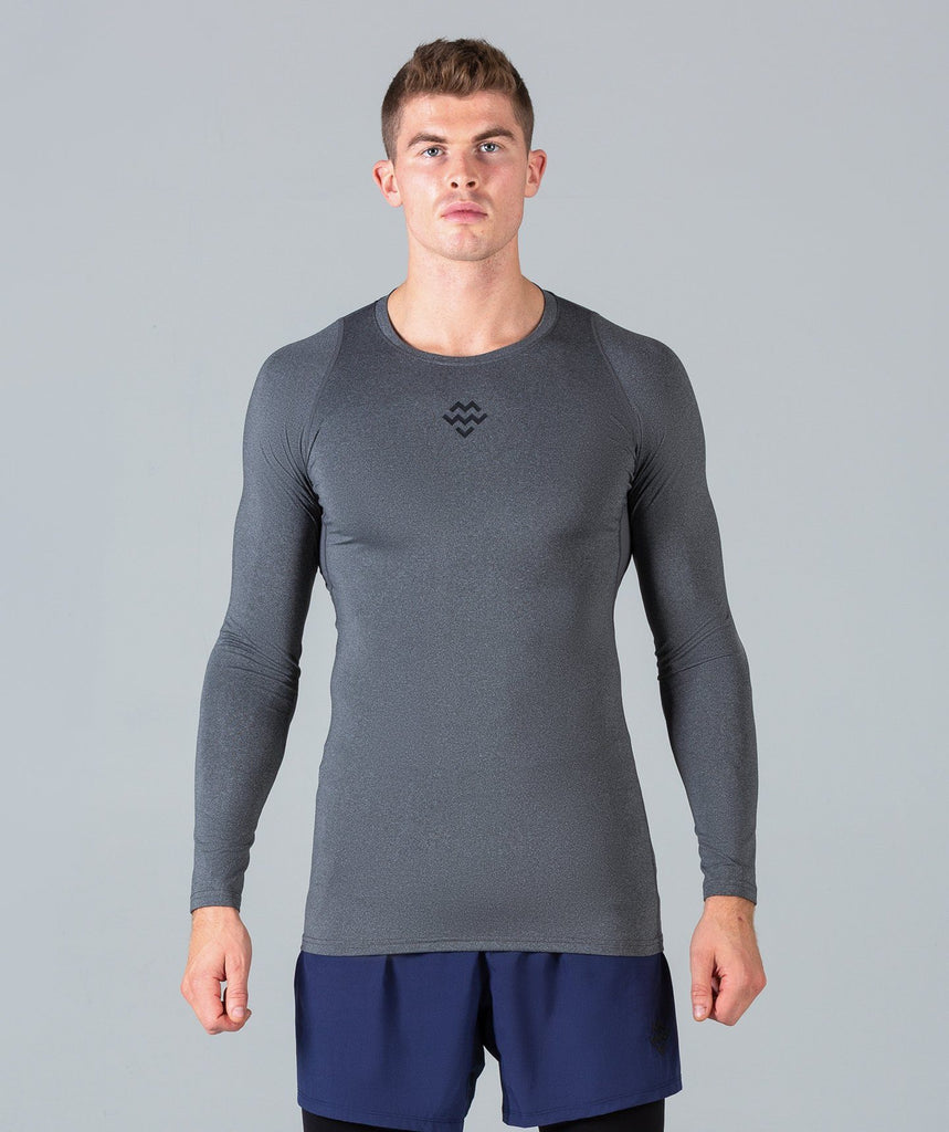 Rush Base Layer Long Sleeve (Grey) - Machine Fitness