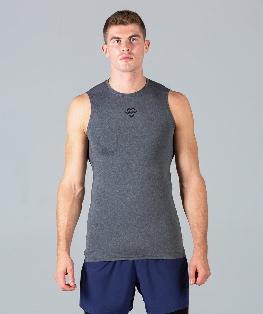 Rush Base Layer Tank (Grey) - Machine Fitness