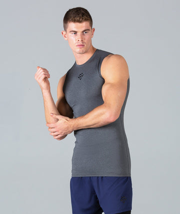 Rush Base Layer Tank (Grey) - Machine Fitness