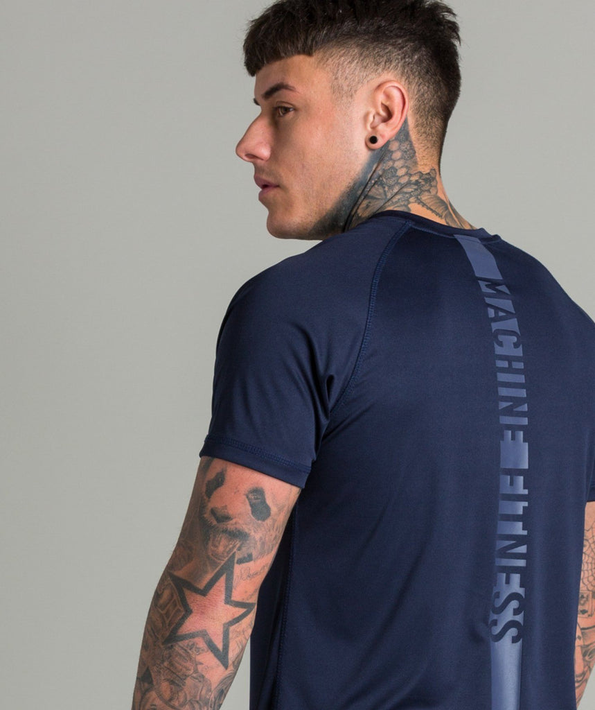 Strike T-Shirt (Navy) - Machine Fitness